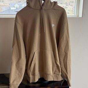 Nike Men's Tan Hoodie
